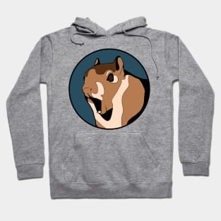 Funny Animal Design - Surprised Squirrel Hoodie